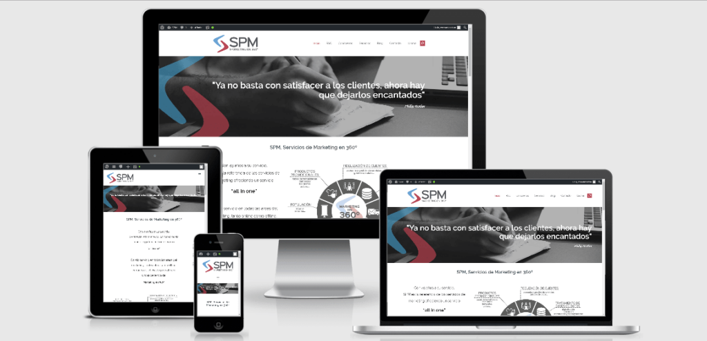 Disseny web responsive 8 Servicios Plenos Manipulados