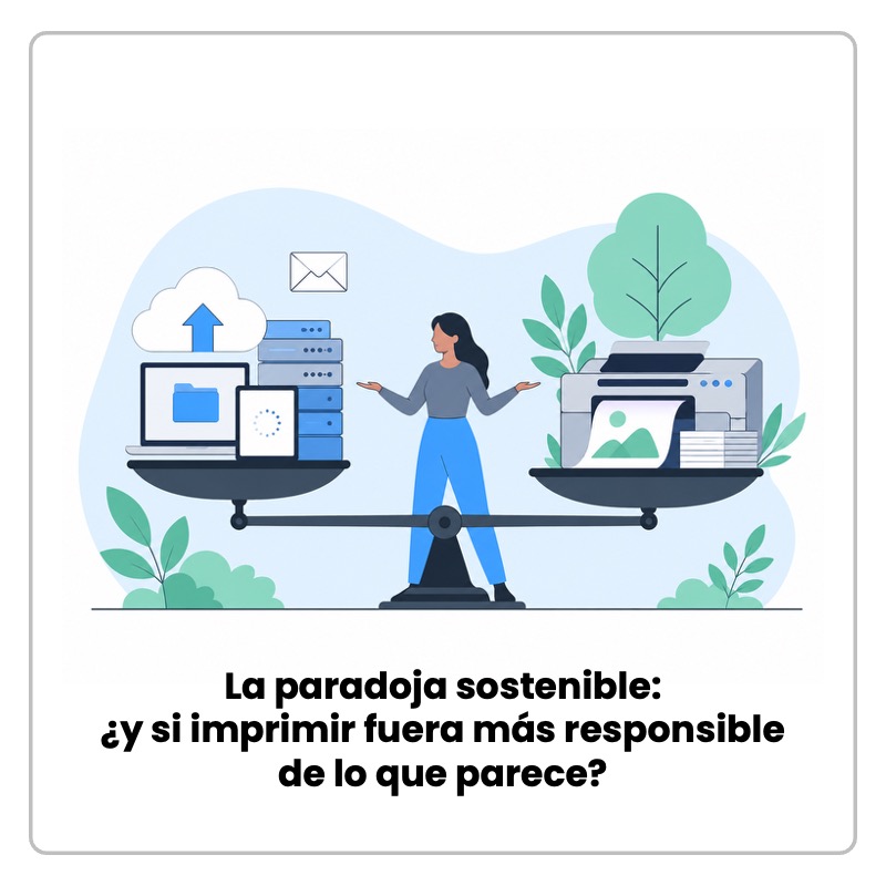 La paradoja sostenible: ¿y si imprimir fuera más responsable de lo que parece?